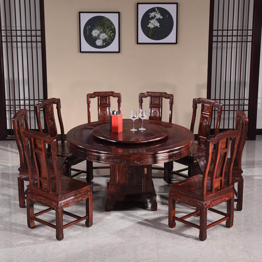 印尼黑酸枝 阔叶黄檀 圆桌